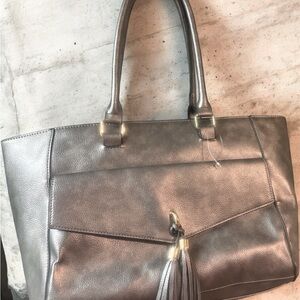 Chic Metallic Tote Bag
